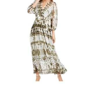 Calvin Klein boho tie dyed dress